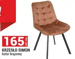 Merkury Market Krzesło Simon kolor brązowy oferta