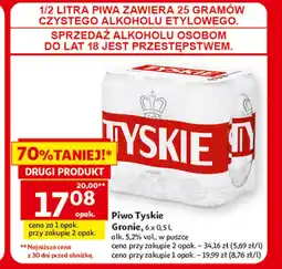 Auchan Piwo Tyskie oferta