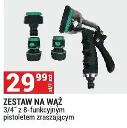 Merkury Market Zestaw na wąż 3/4 z 8-funkcyjnym pistoletem zraszającym oferta