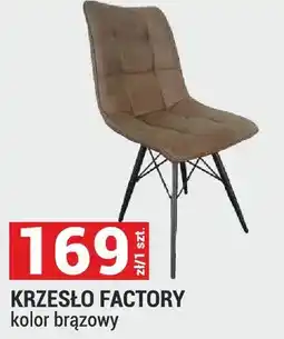 Merkury Market Krzesło Factory kolor brązowy oferta
