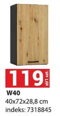 Merkury Market Szafka kuchenna W40 40x72x28,8cm indeks 7318845 oferta