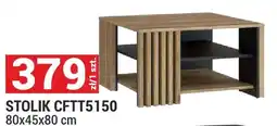 Merkury Market Stolik CFTT5150 80x45x80cm dąb mauvella/czarny System Figila oferta