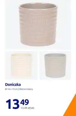Action Doniczka beżowa Ø14x13cm oferta