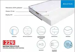 Merkury Market Materac Rollo Plus rolowany piankowy oferta