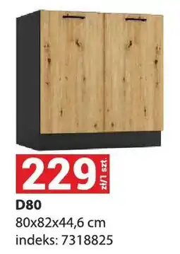 Merkury Market Szafka kuchenna D80 80x82x44,6cm indeks 7318825 oferta