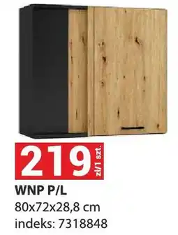 Merkury Market Szafka kuchenna WNP P/L 80x72x28,8cm indeks 7318848 oferta