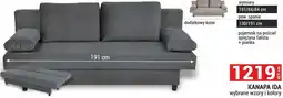 Merkury Market Kanapa Ida 191/84/84cm wybrane wzory i kolory oferta
