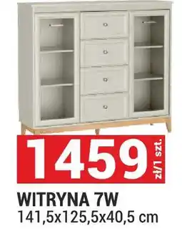Merkury Market Witryna 7W Windsor kolor kaszmir/dąb naturalny 141,5x125,5x40,5cm oferta