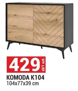 Merkury Market Komoda K104 System Diamond kolor evoke/czarny 104x77x39cm oferta