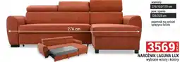 Merkury Market Narożnik Laguna Lux wybrane wzory i kolory 276/103/170cm pojemnik na pościel sprężyna falista oferta