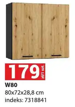 Merkury Market Szafka kuchenna W80 80x72x28,8cm indeks 7318841 oferta