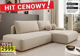 Merkury Market Narożnik Bouli 276/82/164cm wybrane wzory i kolory oferta