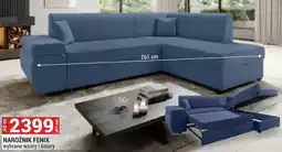 Merkury Market Narożnik Fenix 261/90/175cm wybrane wzory i kolory oferta