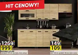 Merkury Market Blat kuchenny szer. 100cm grubość 28mm kolor czarny oferta