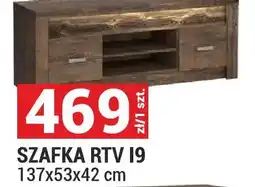 Merkury Market Szafka RTV I9 System Indianapolis kolor jesion ciemny 137x53x42cm oferta