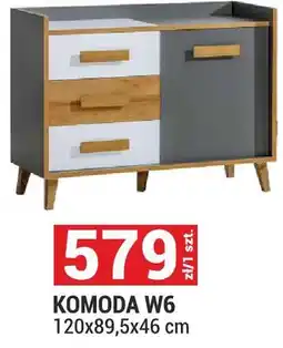 Merkury Market Komoda W6 System Werso 120x89,5x46cm oferta