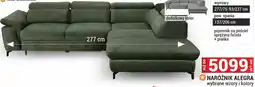 Merkury Market Narożnik Alegra 277/75-93/237cm wybrane wzory i kolory oferta