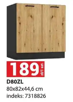 Merkury Market Szafka kuchenna D80ZL 80x82x44,6cm indeks 7318826 oferta