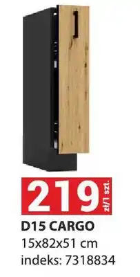 Merkury Market Szafka kuchenna D15 CARGO 15x82x51cm indeks 7318834 oferta