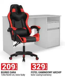 Merkury Market Fotel gamingowy Archip kolor czarny/czerwony oferta