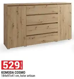 Merkury Market Komoda Cosmo 184x97x41cm kolor artisan oferta