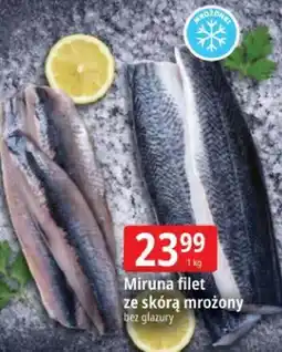 E.Leclerc Miruna filet ze skórą mrożony bez glazury oferta
