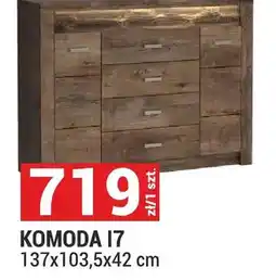 Merkury Market Komoda I7 System Indianapolis kolor jesion ciemny 137x103,5x42cm oferta