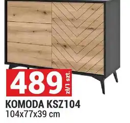 Merkury Market Komoda KSZ104 System Diamond kolor evoke/czarny 104x77x39cm oferta