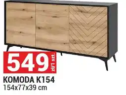 Merkury Market Komoda K154 System Diamond kolor evoke/czarny 154x77x39cm oferta