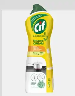 Rossmann Mleczko do czyszczenia Cif Cleanboost Cream Lemon oferta