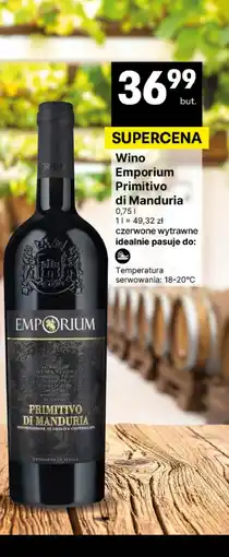Delikatesy Centrum Wino wytrawne Primitivo di Manduria oferta