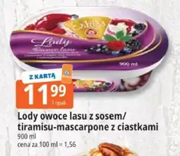 E.Leclerc Lody owoce lasu z sosem Eskiss oferta