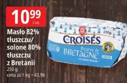 E.Leclerc Masło 82% tłuszczu Les Croisés Beurre de Bretagne z Bretanii oferta
