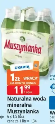 E.Leclerc Woda mineralna Muszynianka naturalna oferta