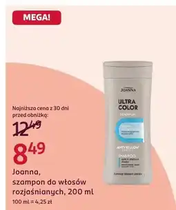 Rossmann Szampon do włosów rozjaśnianych Joanna Ultra Color oferta
