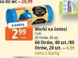 E.Leclerc Worki na śmieci Cedo 80 litrów 20szt oferta