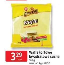 E.Leclerc Wafle tortowe kwadratowe suche Epi d'Or oferta