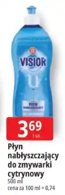 E.Leclerc Płyn nabłyszczający do zmywarki cytrynowy Visior oferta
