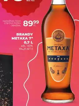 Duży Ben Brandy Metaxa 7 oferta
