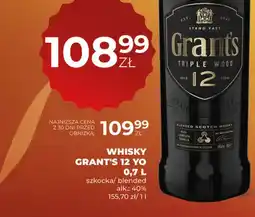 Duży Ben Whisky Grant's Triple Wood 12 YO szkocka blended oferta