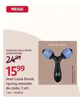 Rossmann Ręczny masażer do ciała Jean Louis David oferta