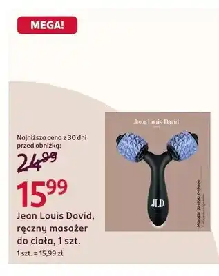 Rossmann Ręczny masażer do ciała Jean Louis David oferta