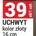 Merkury Market Uchwyt kolor złoty 16cm seria Merkado kolor biały oferta