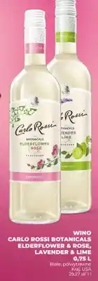 Duży Ben Wino Carlo Rossi Botanicals Lavender & Lime białe półwytrawne oferta