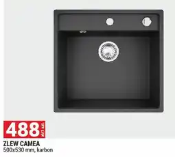 Merkury Market Zlew Camea 500x530mm karbon oferta