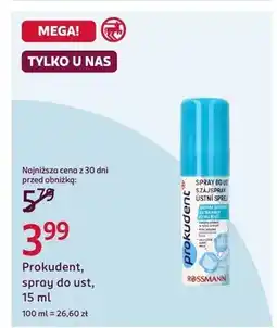 Rossmann Spray do ust Prokudent oferta