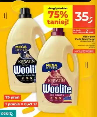 Dealz Płyn do prania Woolite Keratin Therapy Mix Colors oferta