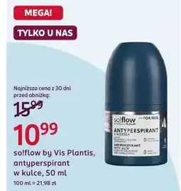 Rossmann Antyperspirant w kulce solflow by Vis Plantis oferta