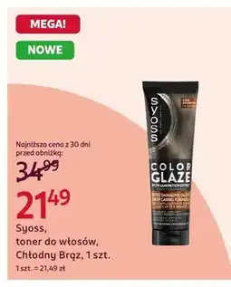 Rossmann Toner do włosów Syoss Color Glaze Chłodny Brąz oferta