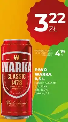 Duży Ben Piwo Warka Classic oferta